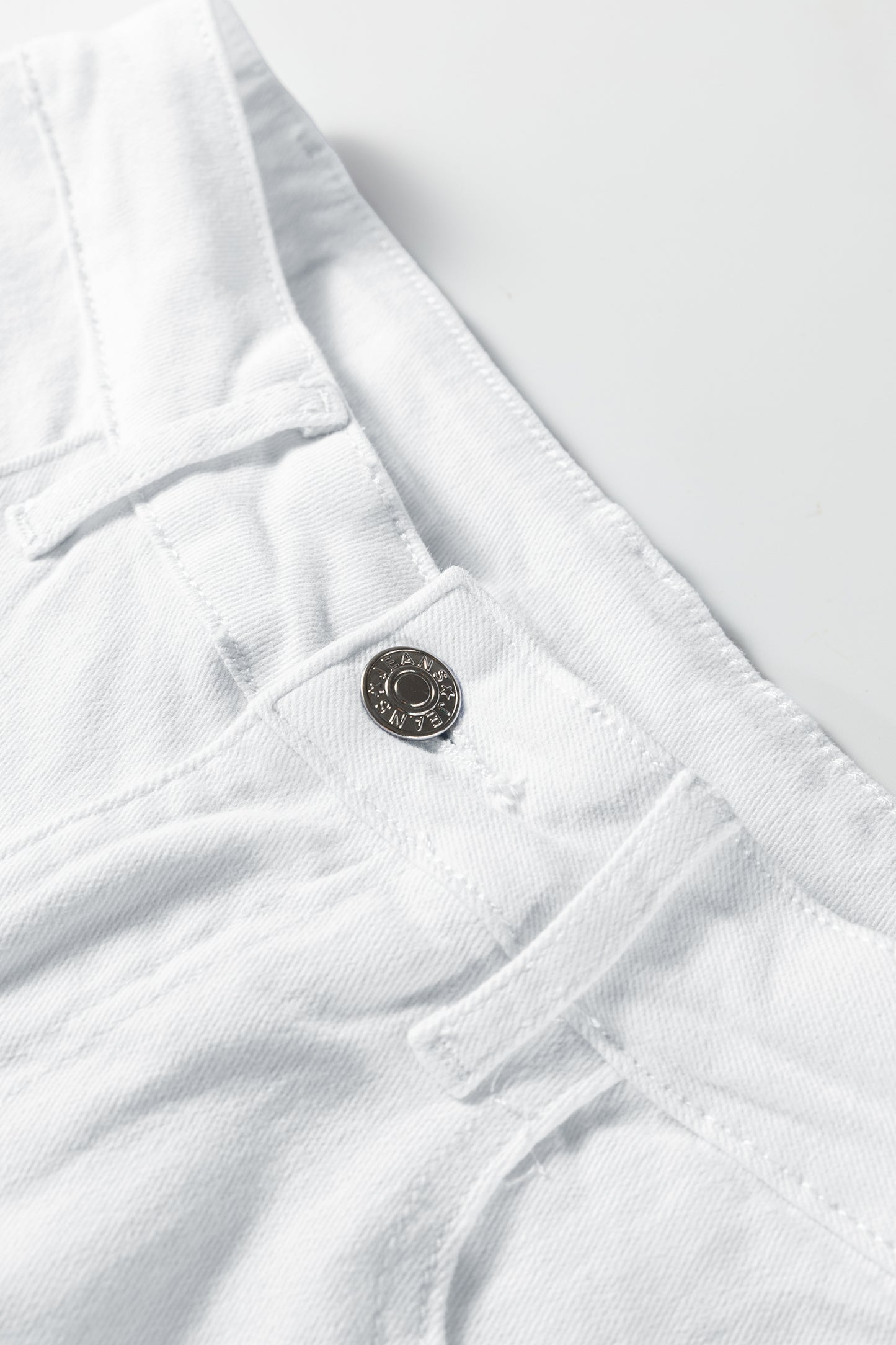 Denim Bow Side Straight Leg Jeans