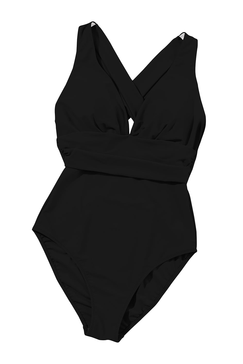 Deep V-Neck Ruched Monokini