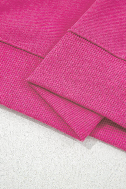 Varsity Stripe Drop Shoulder Oversized Sweatshirt