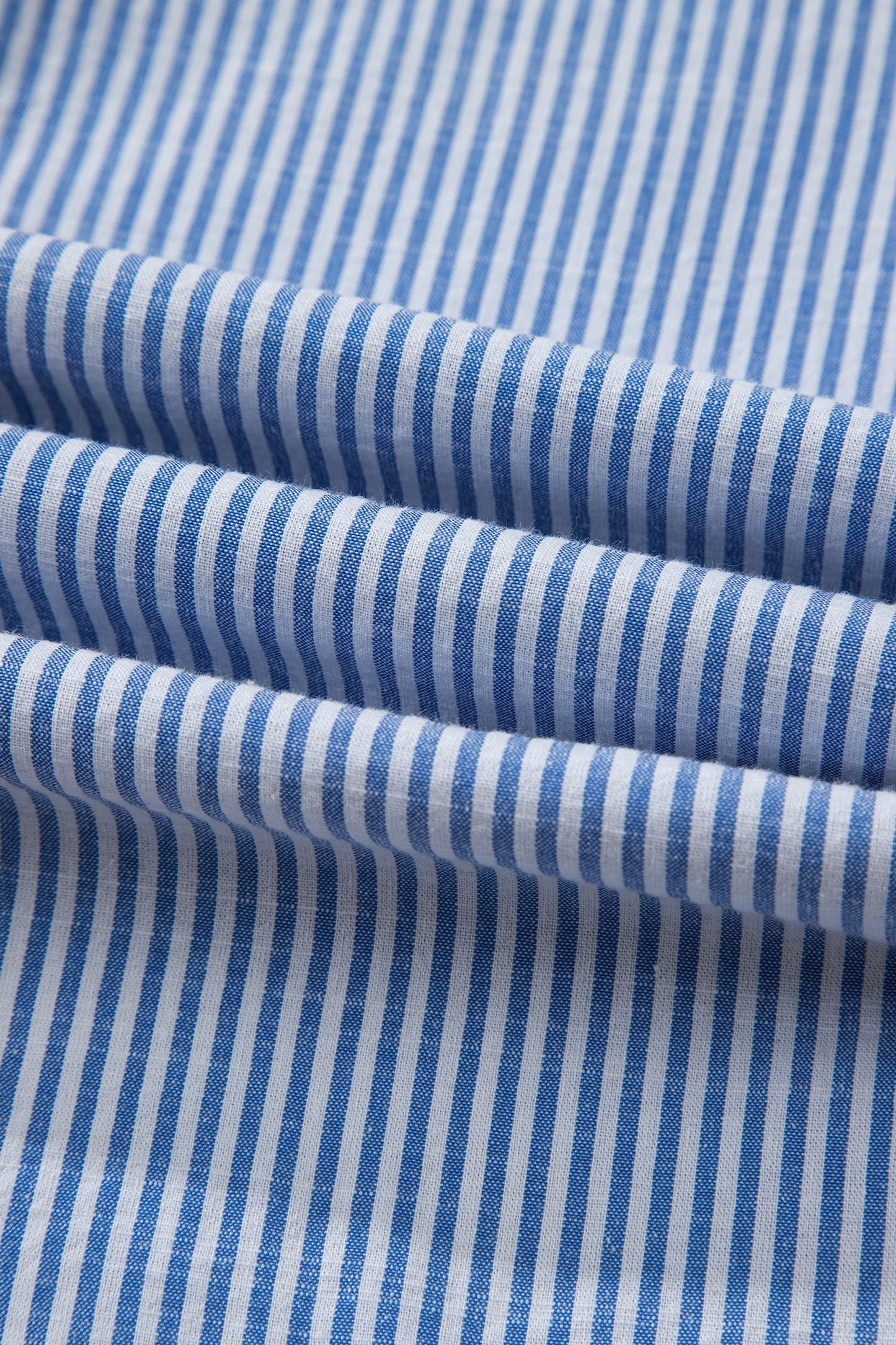 Stripe Leopard Ruffle Long Sleeve Buttoned Shirt