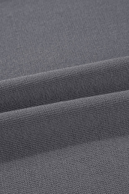 Colorblock 3/4 Sleeve Top and Drawstring Pants Set