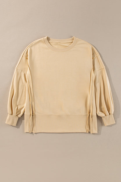 Reverse Seam Drop Shoulder Sweatshirt