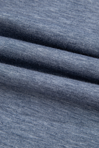 Solid Frilled Leg Drawstring Elastic Waist Pants