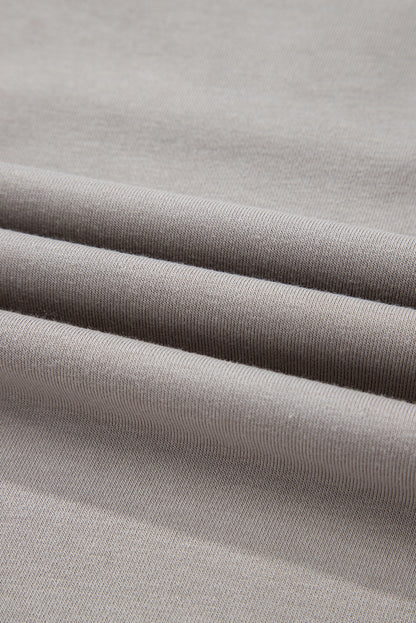 Western Aztec Embroidered Sleeve V-Neck Sweatshirt