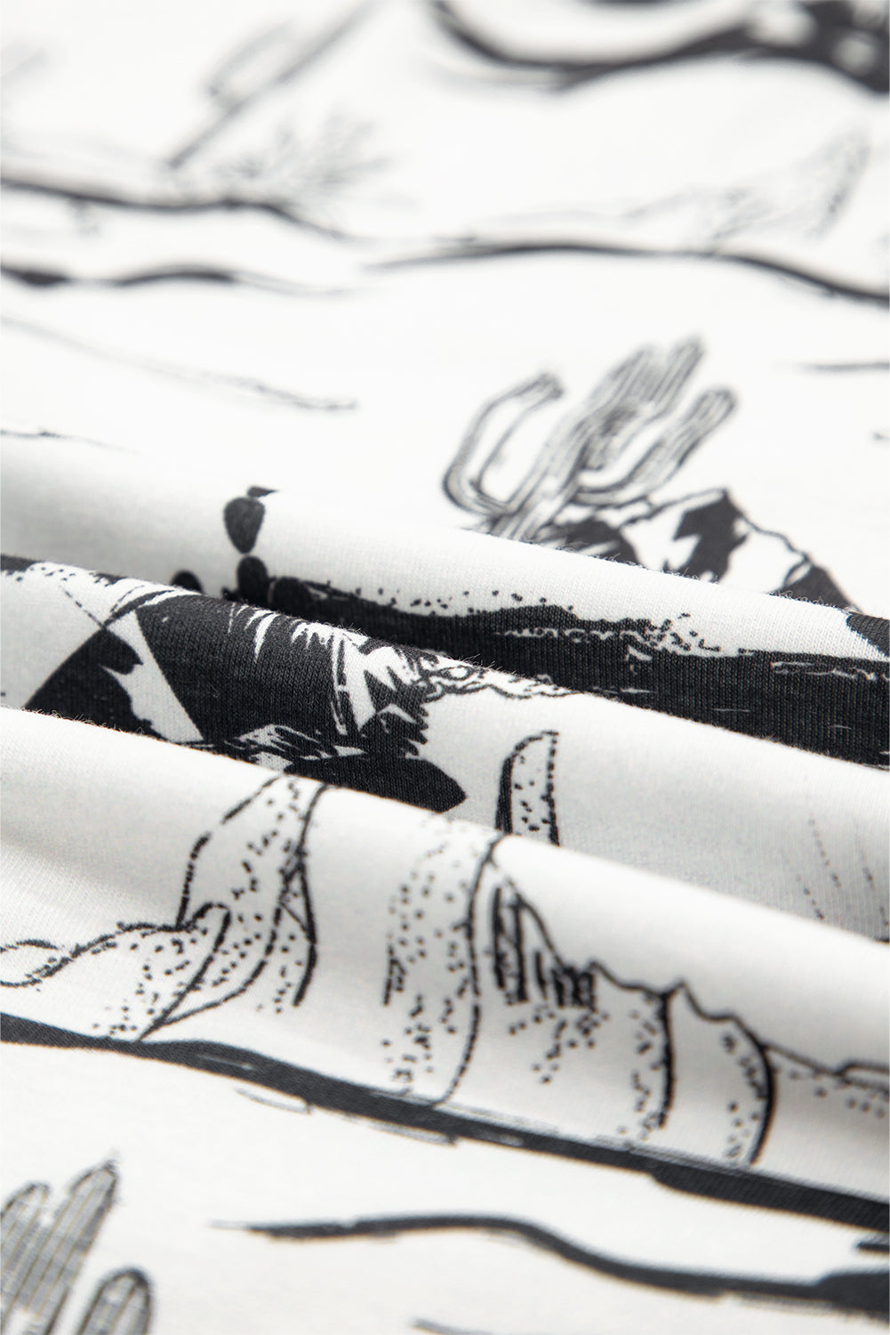 Western Desert Short Sleeve Knit Top