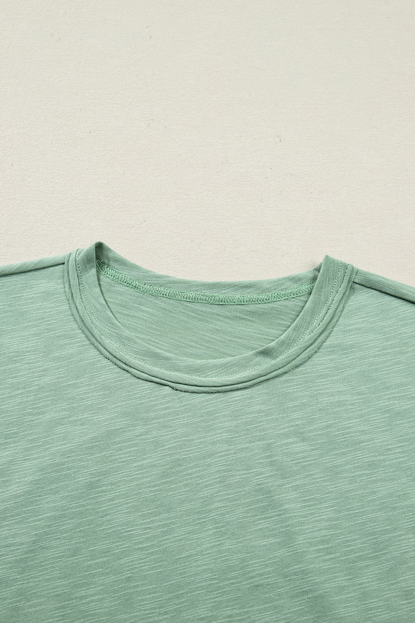 Solid Short Sleeve Tee and Drawstring Pants Set