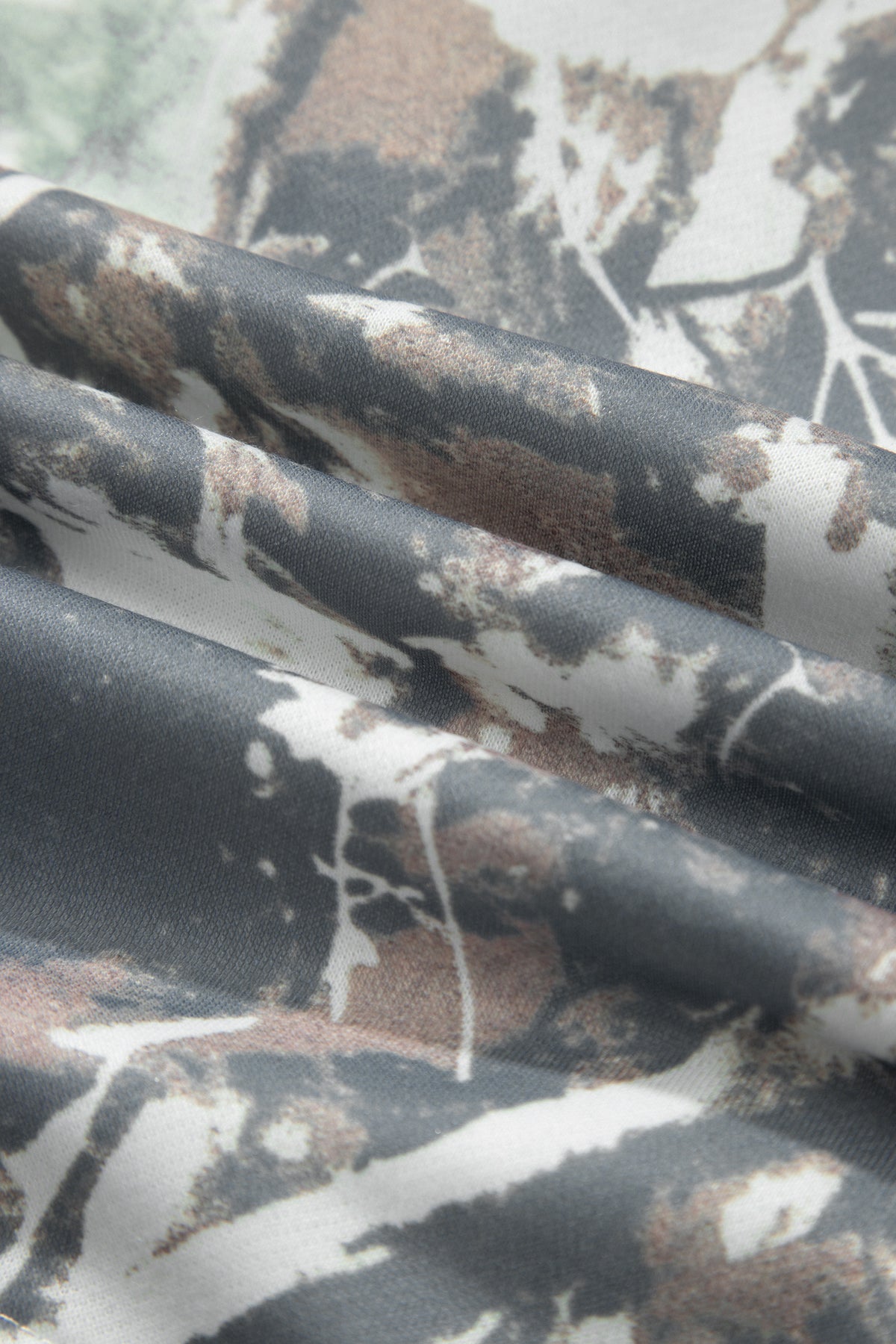 Woodland Camo Quarter-Zip Pocketed Sweatshirt