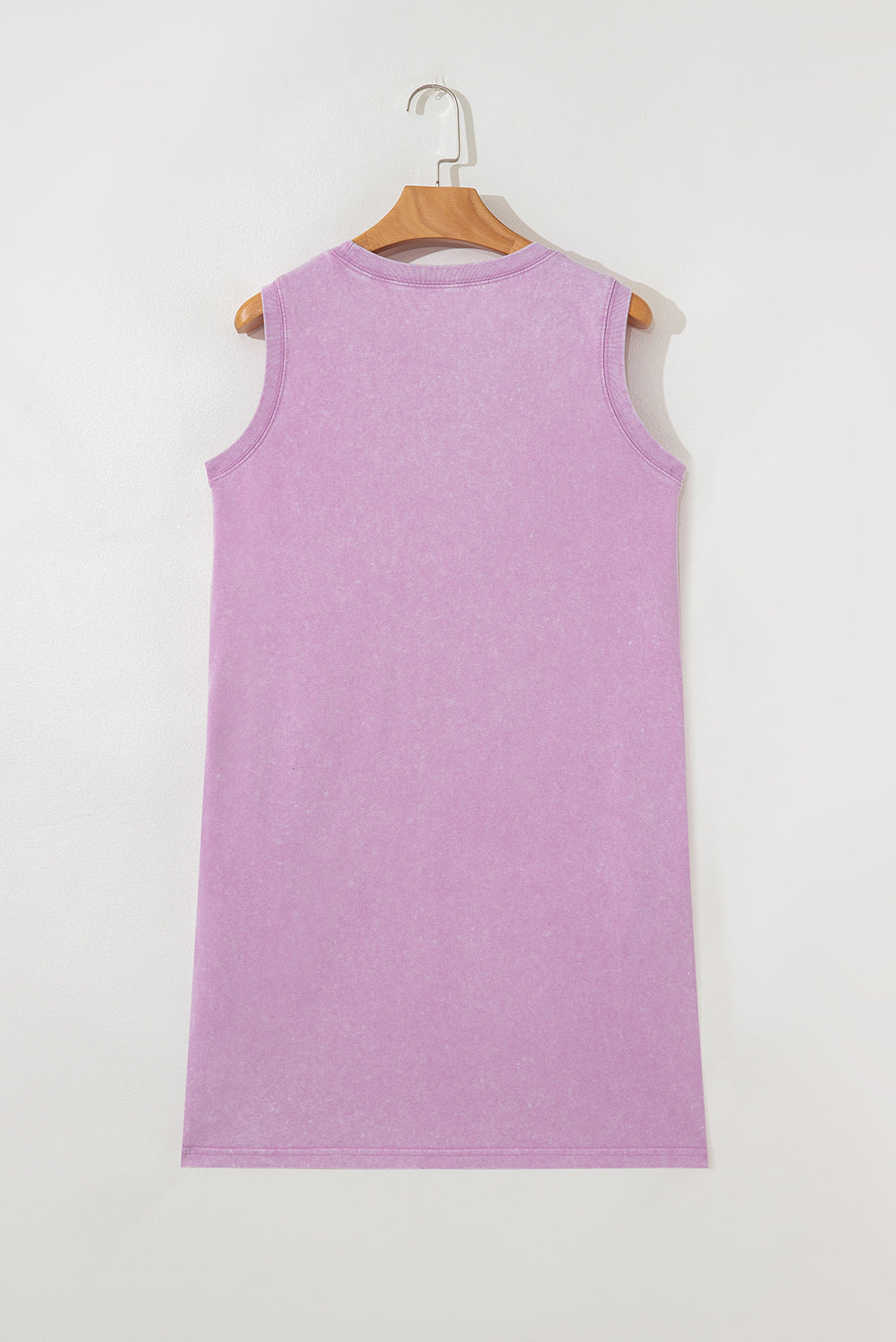 Mineral Wash Pocketed Tank Mini Dress