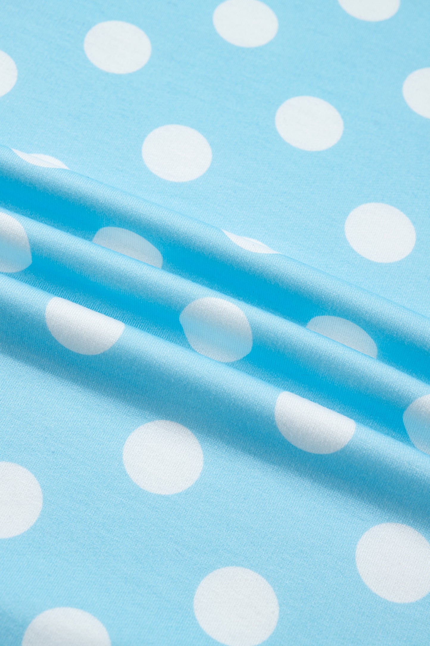 Polka Dot Contrast Trim Top & Short Set