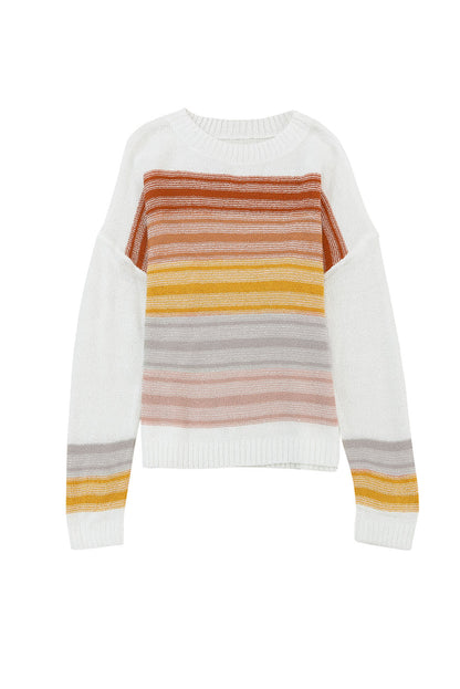 Stripe Long Sleeve Sweater