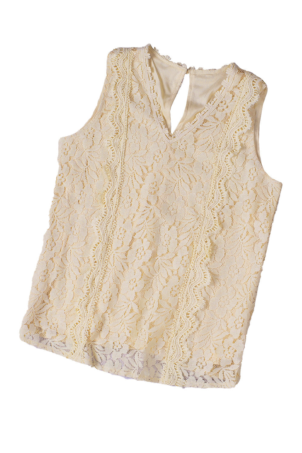 Lace V-Neck Tank Top