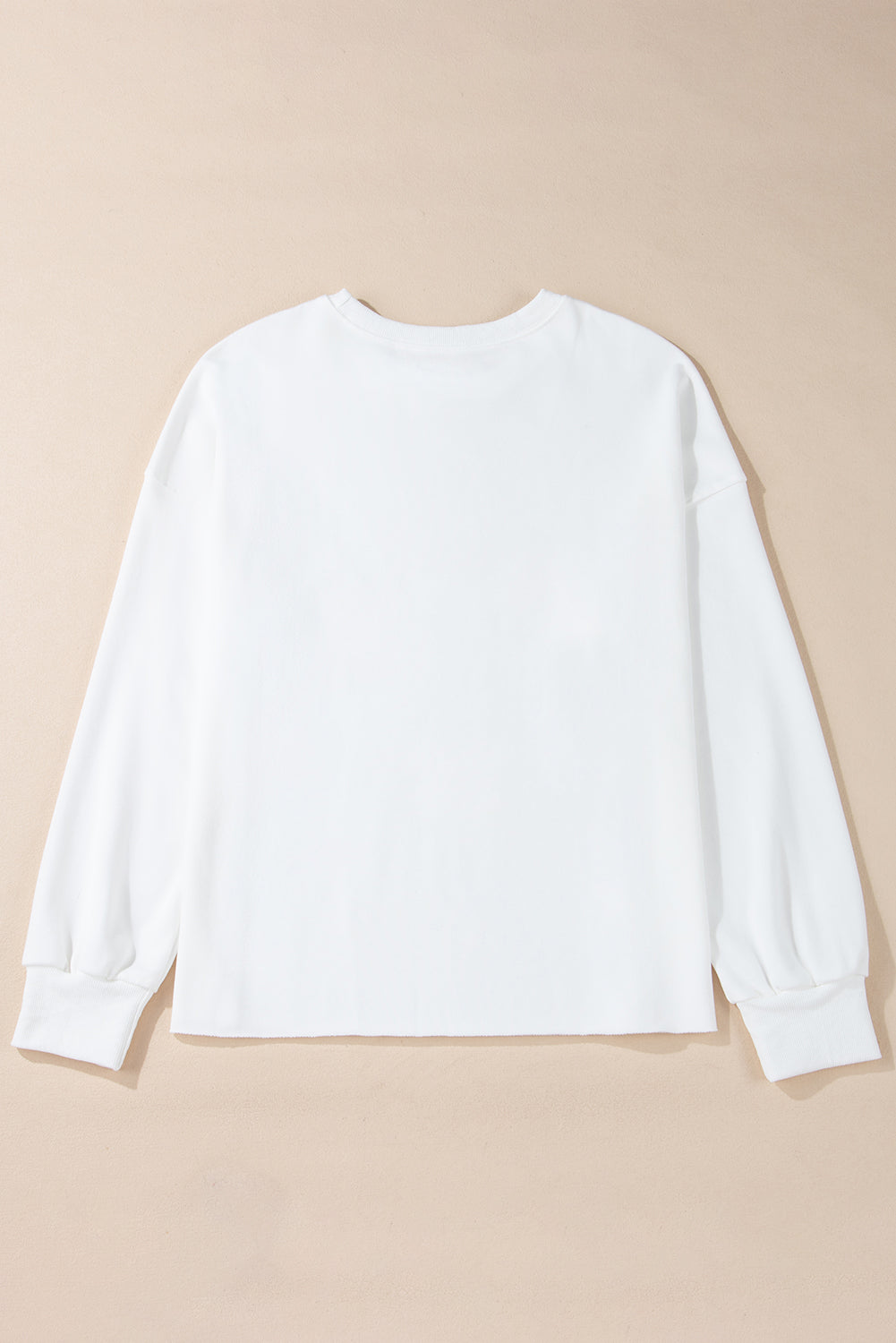 Bow Drop Shoulder Sweatshirt