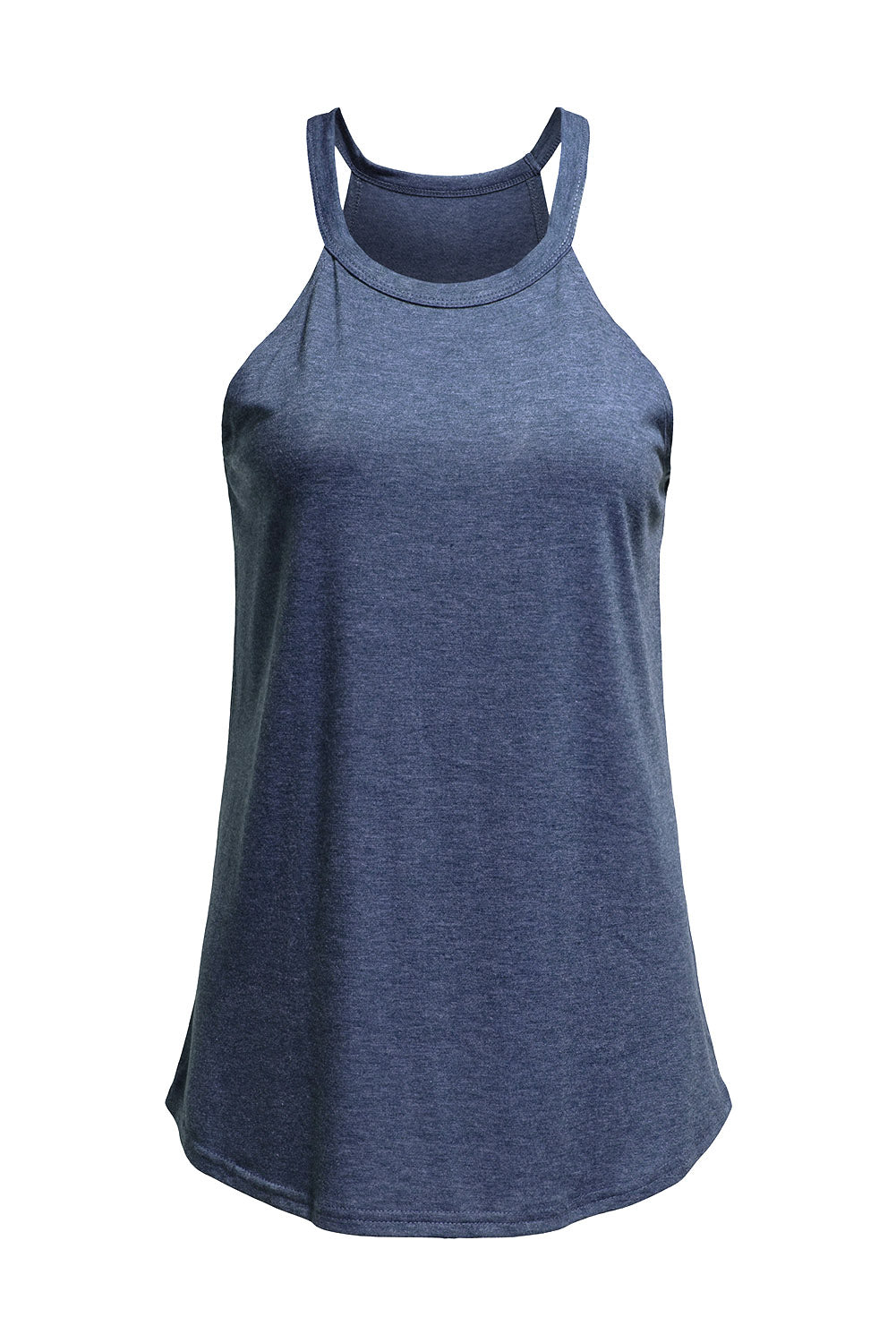 Solid Crewneck Tank Top