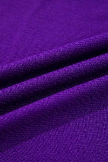 Varsity Stripe Long Sleeve Sweatshirt Dress