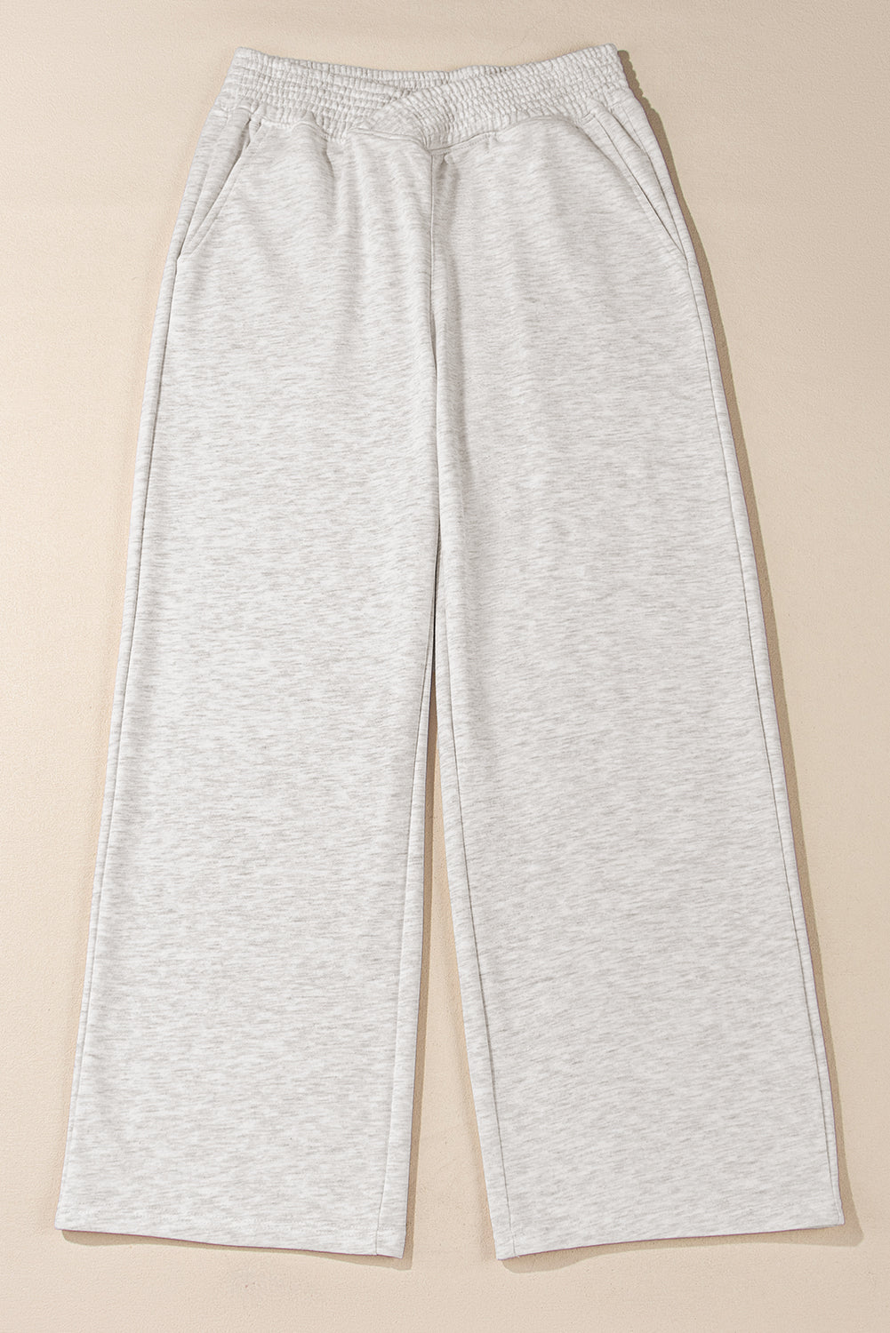 Cross-Waist Wide Leg Lounge Pants