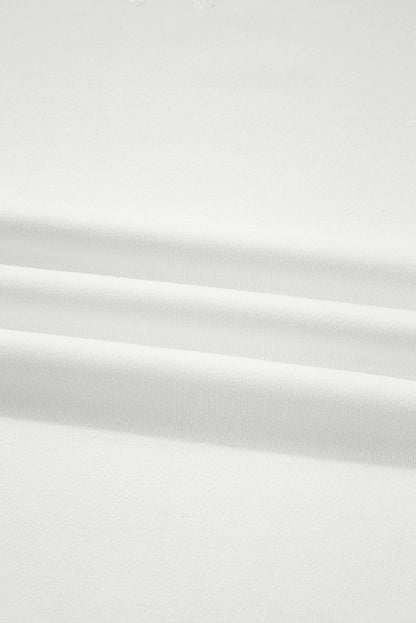 Floral Patchwork Ruffle Balloon Sleeve Blouse