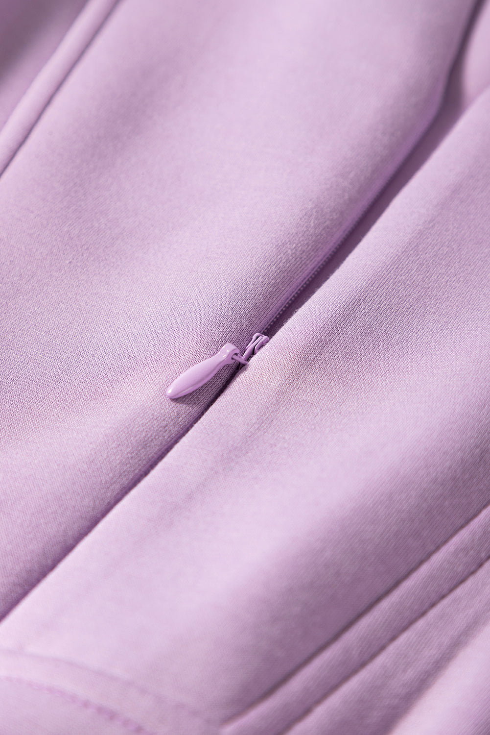 Solid Zipped Collar Short Sleeve High Waist Romper