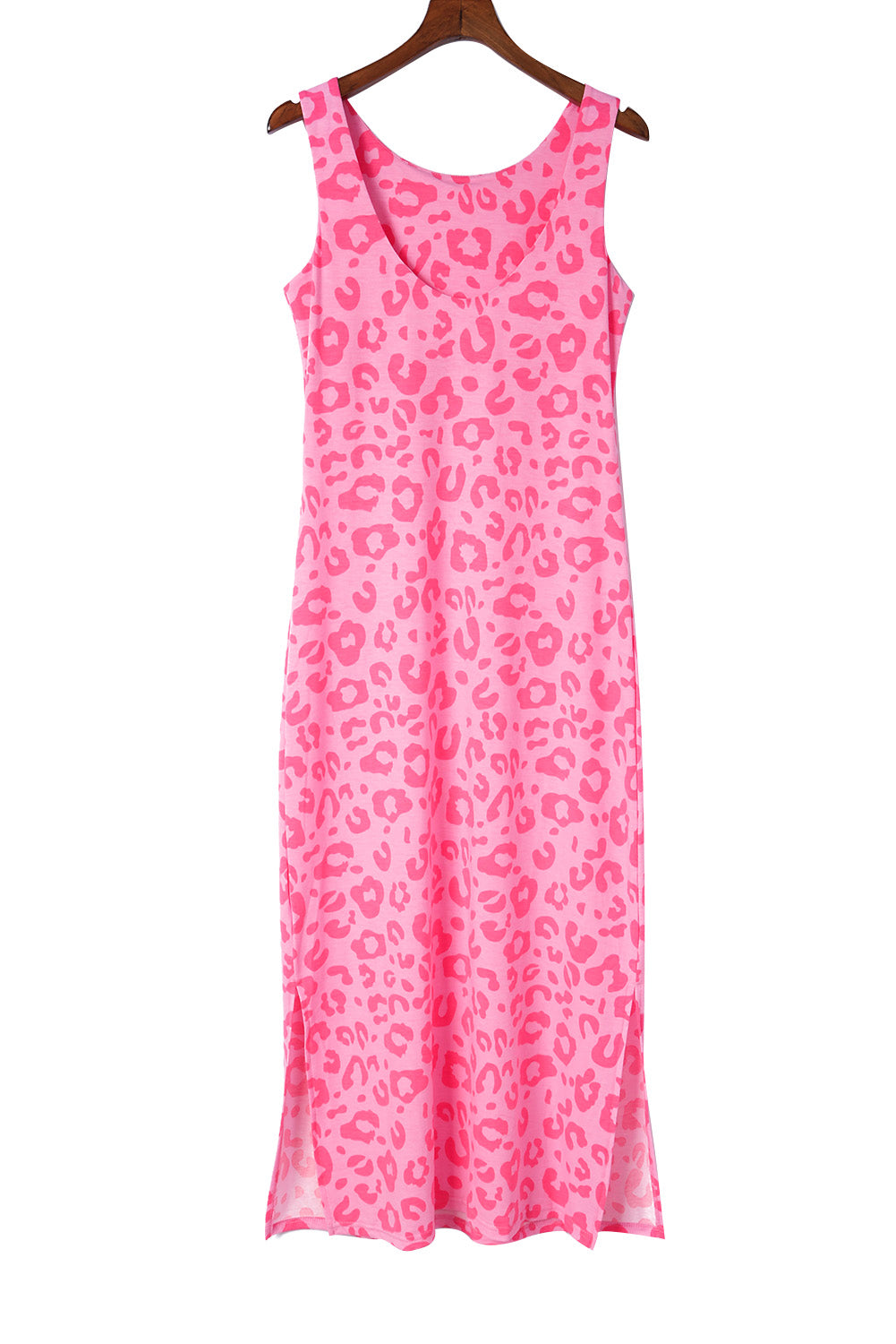 Leopard Sleeveless Maxi Dress