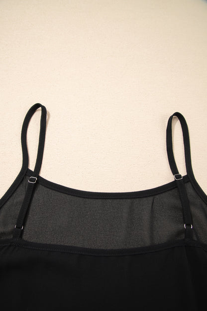 Abstract Dotted Sleeveless Maxi Dress