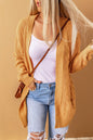 Cable Knit Pocketed Long Cardigan