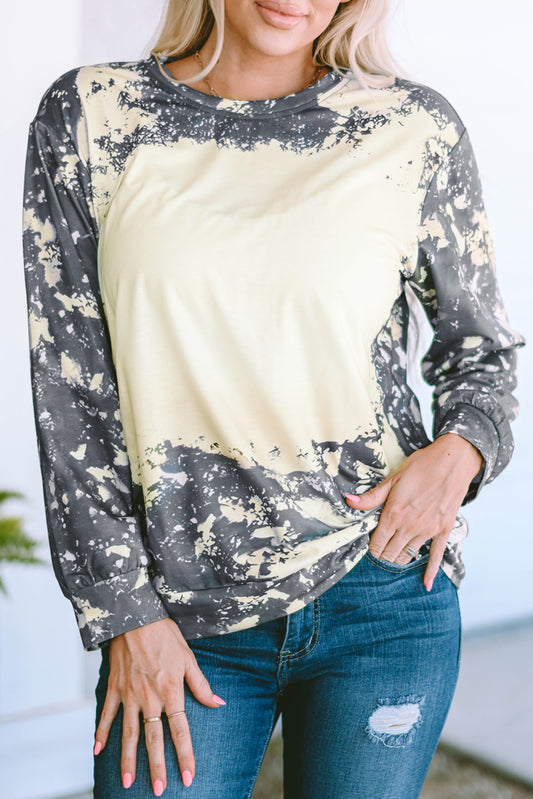 Tie Dye Long Sleeve Top