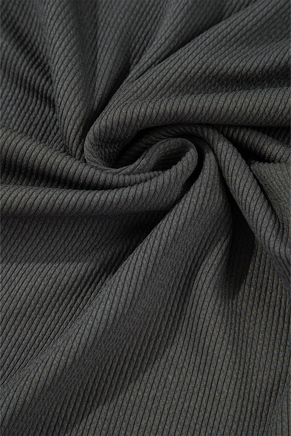 Colorblock Collared Ribbed Patchwork Pocketed Sweatshirt