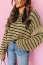 Stripe Drop Shoulder Sweater