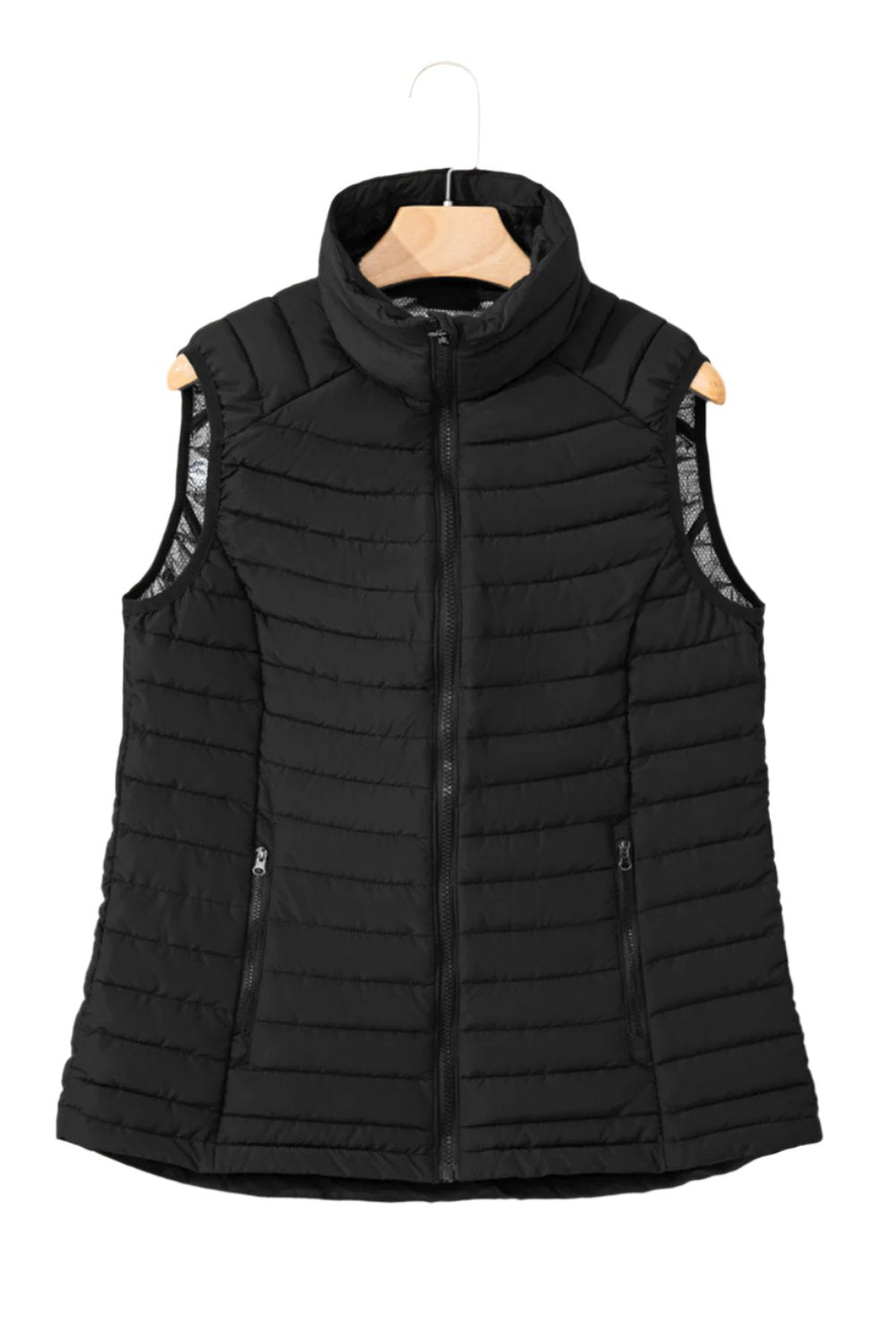 Quilted Zipped Puffer Vest