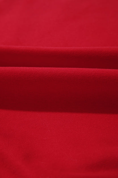 Christmas Merry and Bright Plaid Embroidered Crewneck Sweatshirt