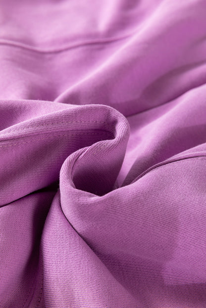 Solid Drawstring Elastic Waist Jogger Pants