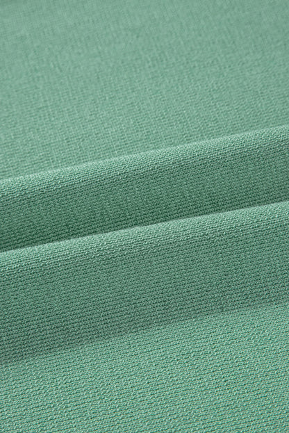 Colorblock 3/4 Sleeve Top and Drawstring Pants Set