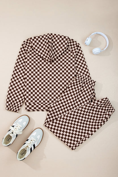 Checker Top and Pants Set