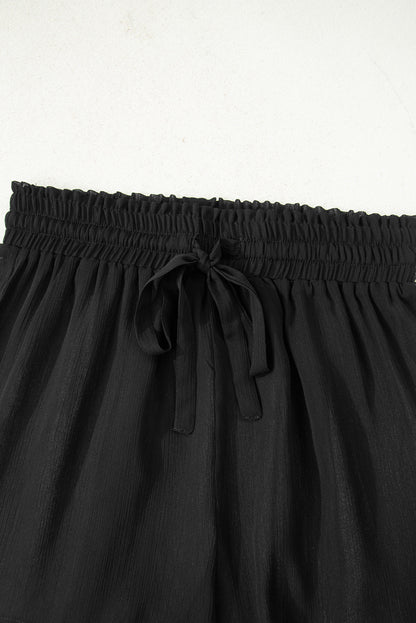 Sheer Shirt and Shorts Swim Cover-Up Set