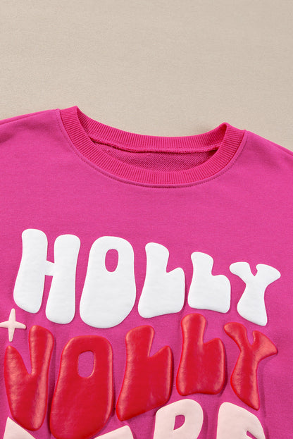 Christmas Holly Jolly Babe Crewneck Sweatshirt