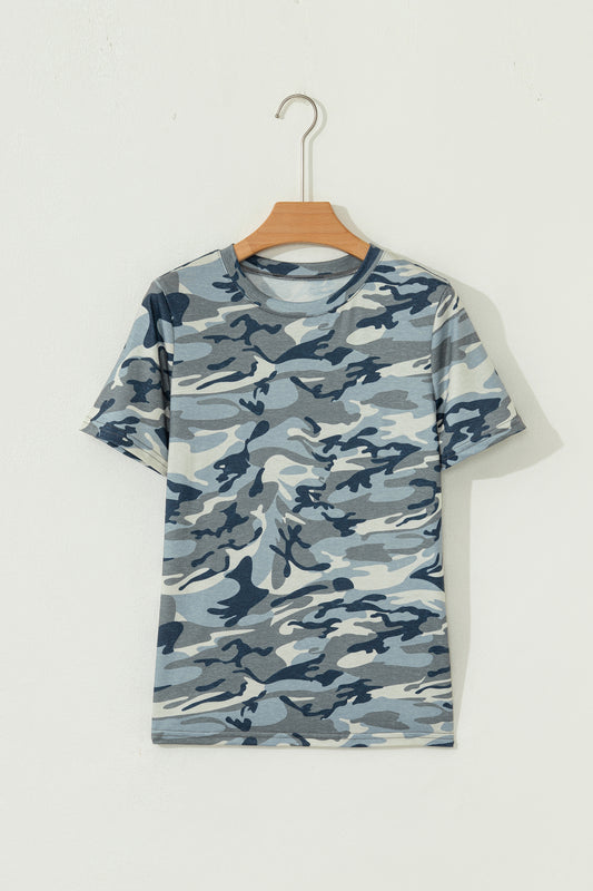Camo Crew Neck T-Shirt
