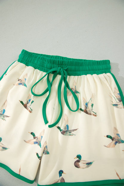Mallard Colorblock Trim Short Sleeve & Short Set