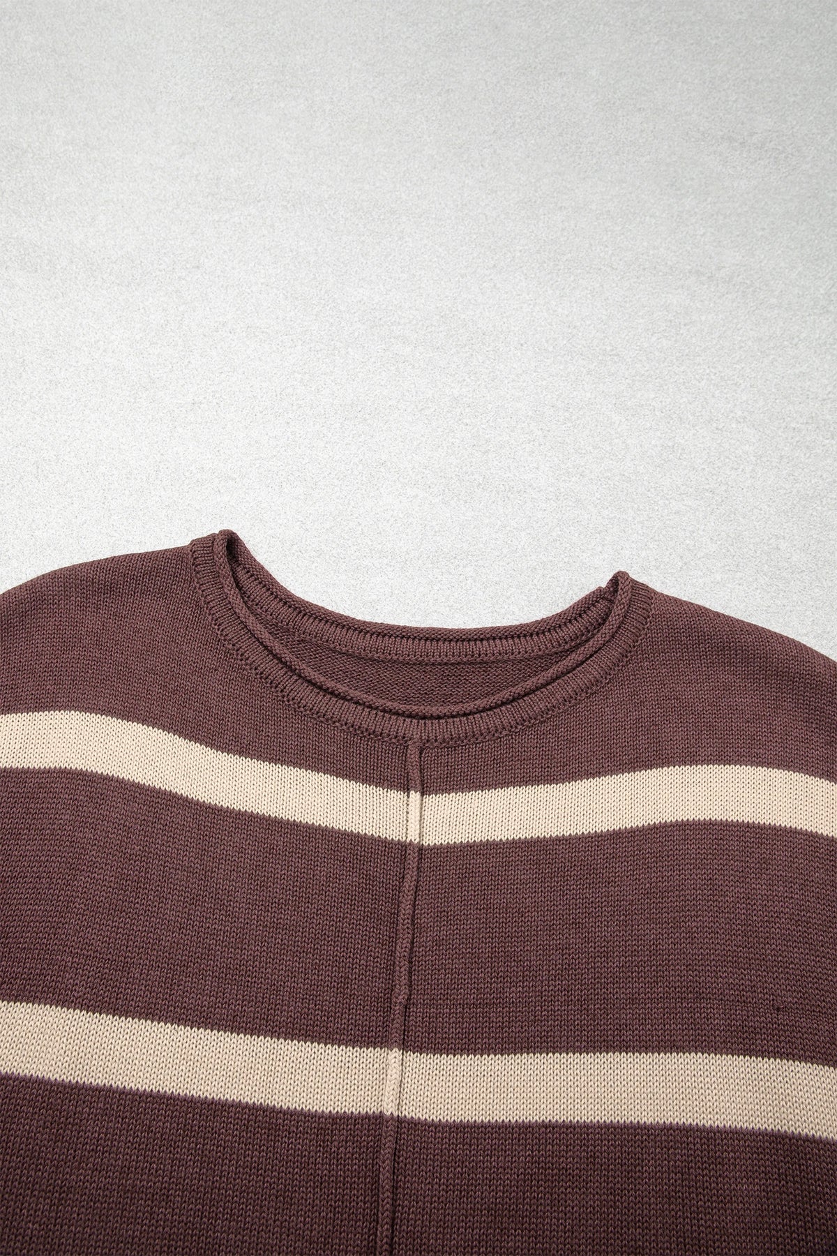 Western Stripe Short Sleeve Knit Top