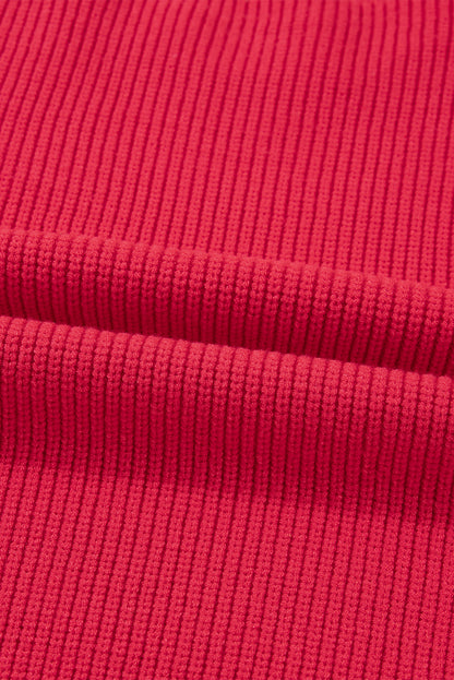 Christmas Sequin Bow Drop Shoulder Sweater