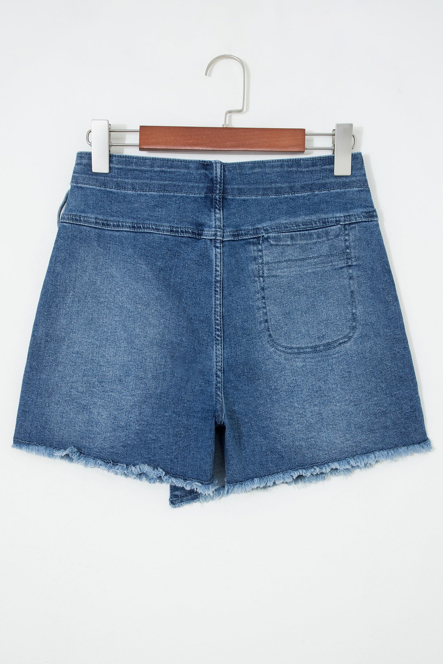 Denim Wrapped Tie Waist Skort