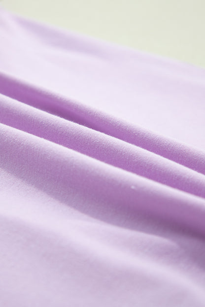 Mardi Gras Sequin Graphic Patchwork T-Shirt