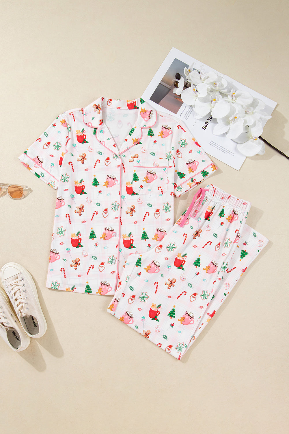 Christmas Holiday Shirt and Pants Pajama Set