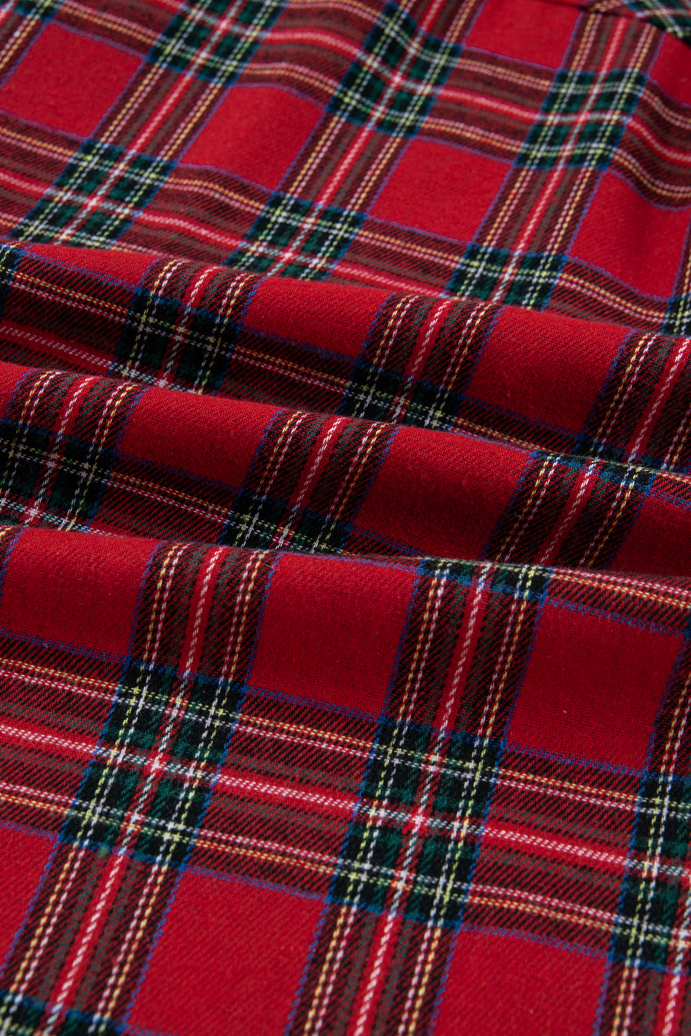 Christmas Plaid Patchwork Pajama Set