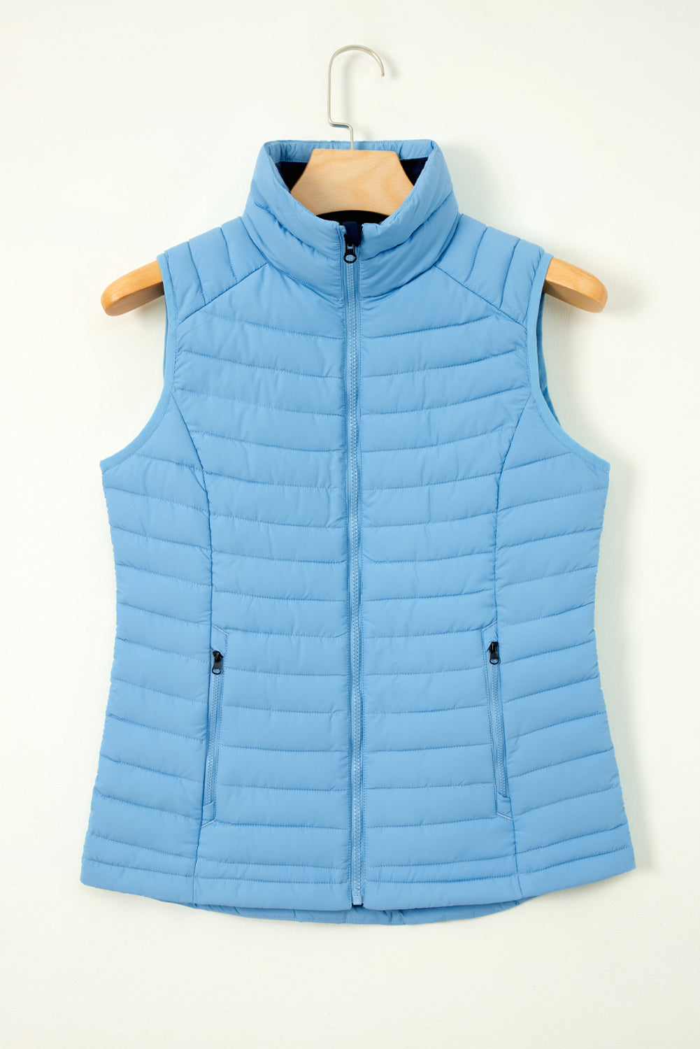 Quilted Zipped Puffer Vest