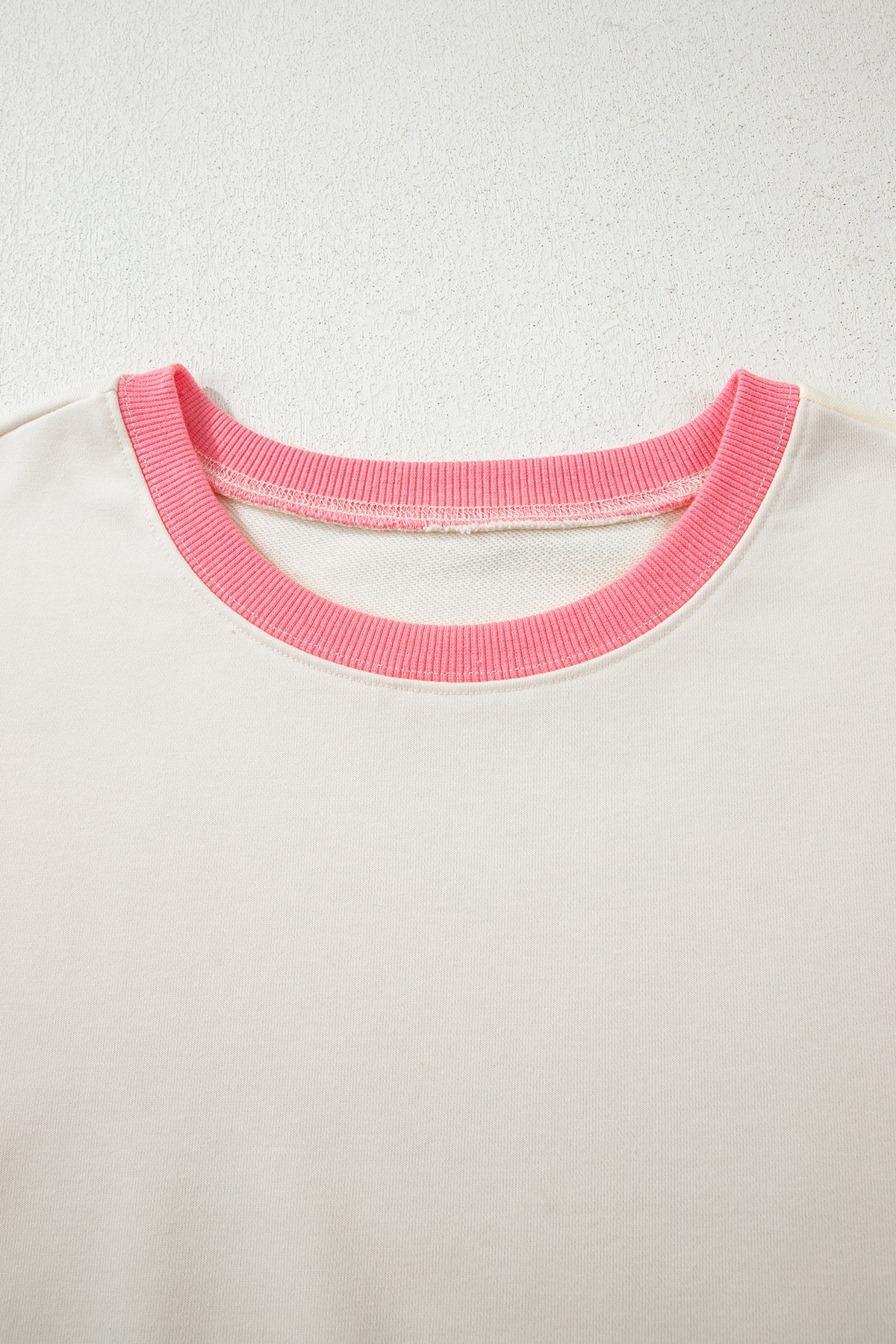 Colorblock Stripe Patchwork Dolman Sleeve Sweatshirt