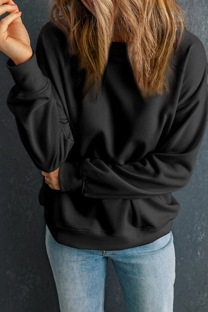 Crewneck Long Sleeve Pullover Sweatshirt