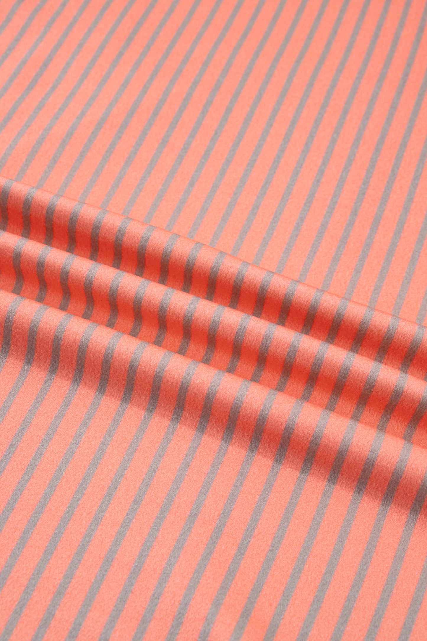 Stripe Colorblock Raw Seam Long Sleeve Top