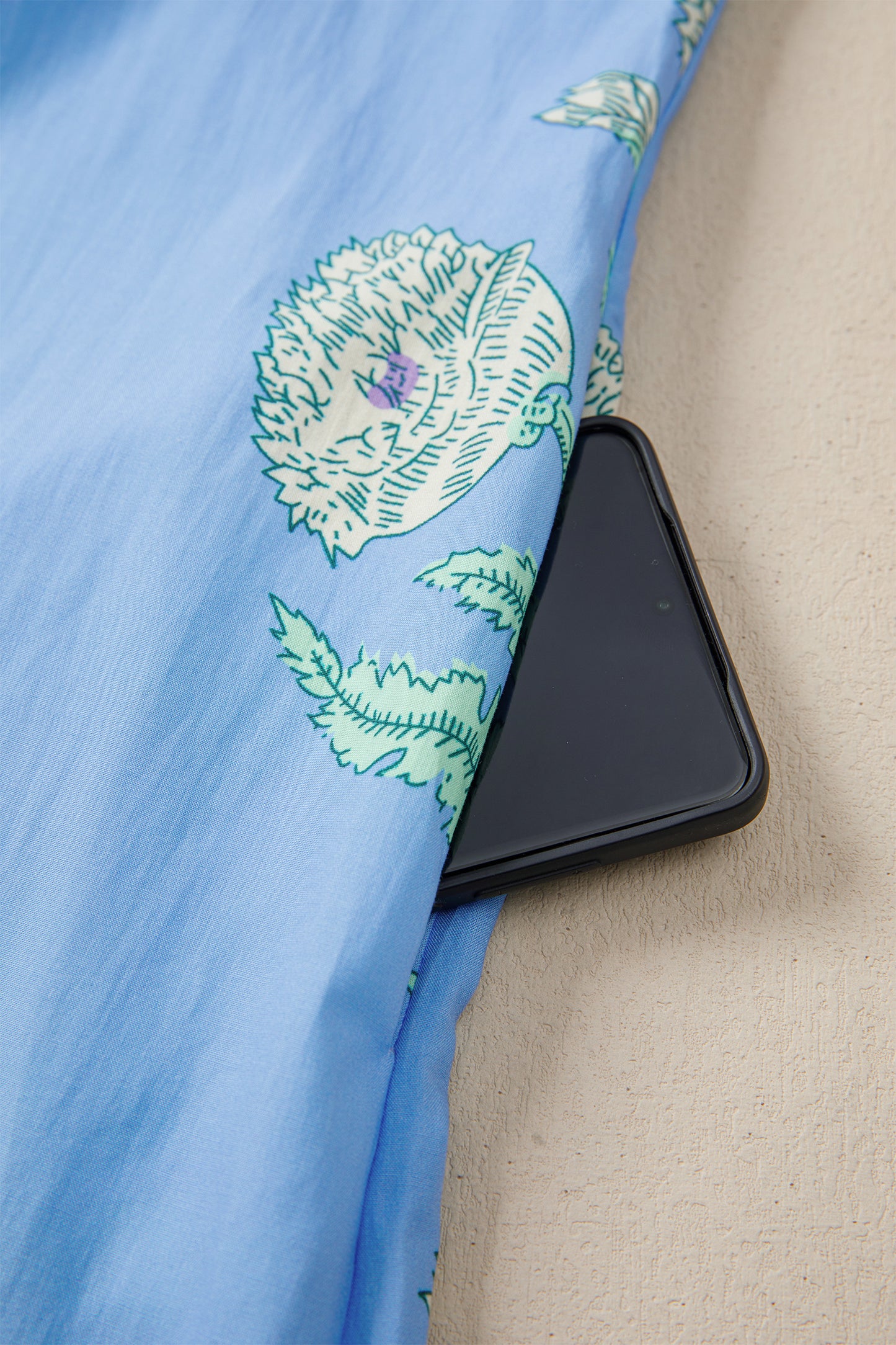 Plus Size Floral Stripe Contrast Short Sleeve Mini Dress