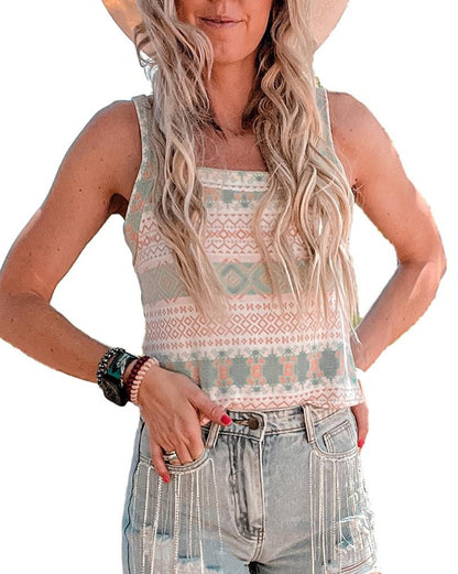 Tie Back Spaghetti Strap Tank Top