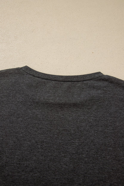 Western Yee Haw State of Mind Fringe Sleeve Tee