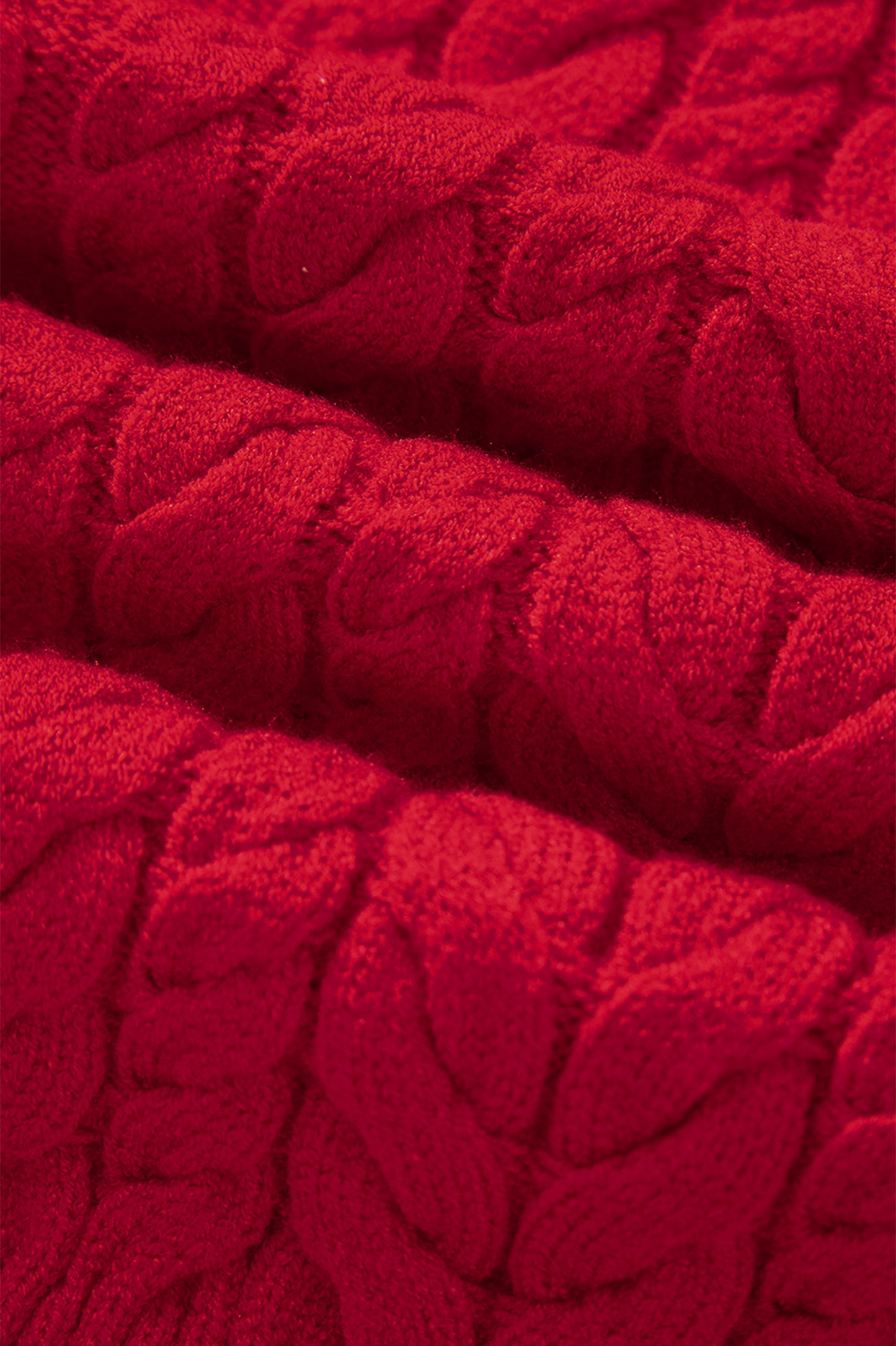 Cable Knit Long Sleeve Sweater